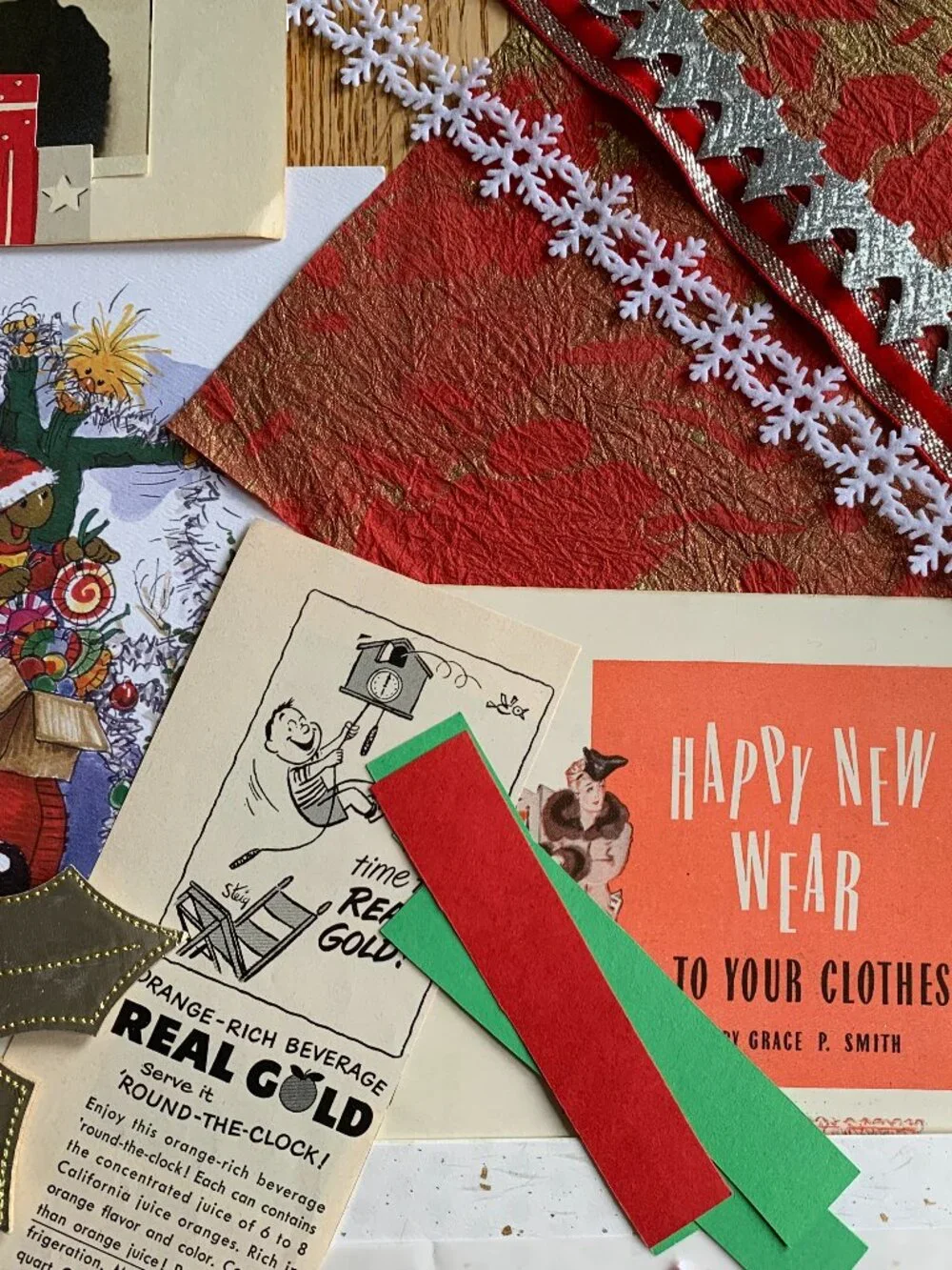 Christmas Ephemera for Junk Journaling!  Buyer will receive ALL that's pictured.